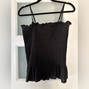 MAEVE black smocked top